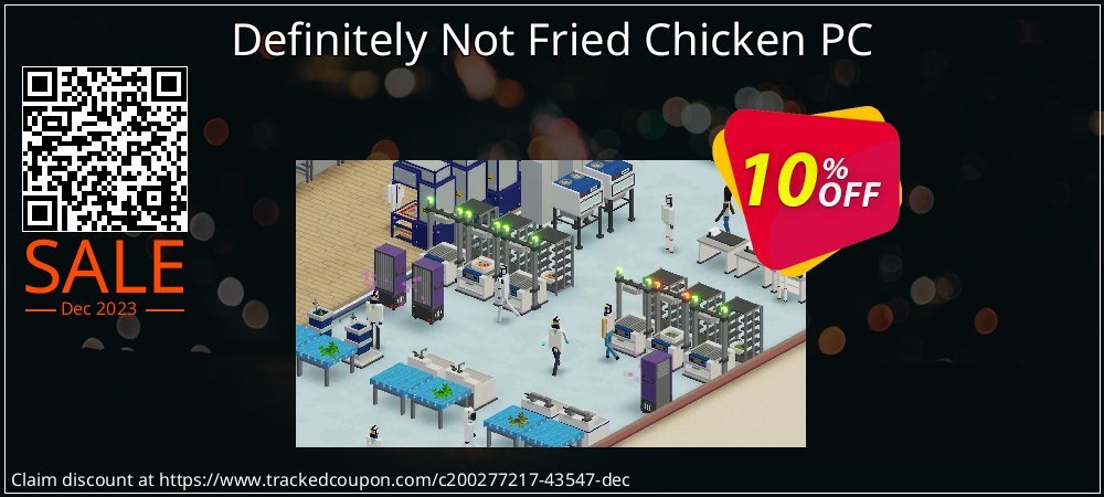 Definitely Not Fried Chicken PC coupon on National Memo Day sales