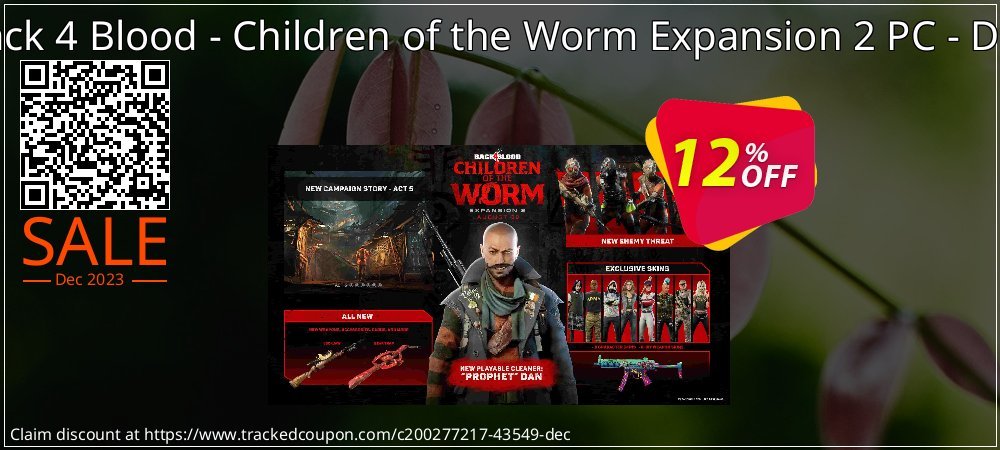 Back 4 Blood - Children of the Worm Expansion 2 PC - DLC coupon on World Password Day offer