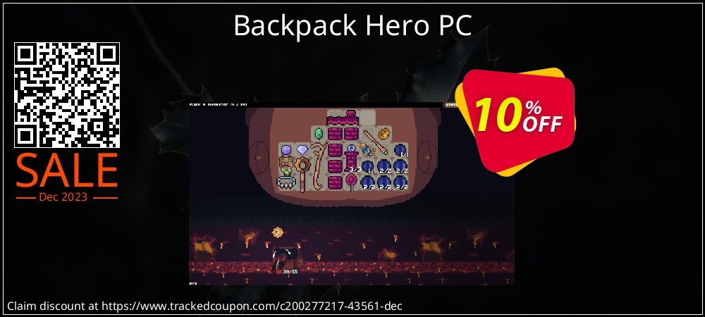 Backpack Hero PC coupon on World Party Day offering discount