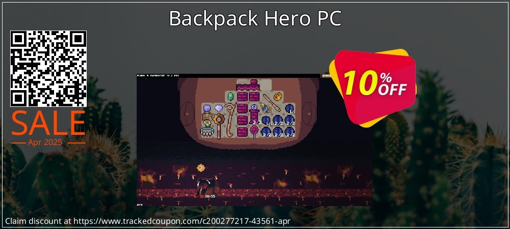 Backpack Hero PC coupon on World Party Day offering discount