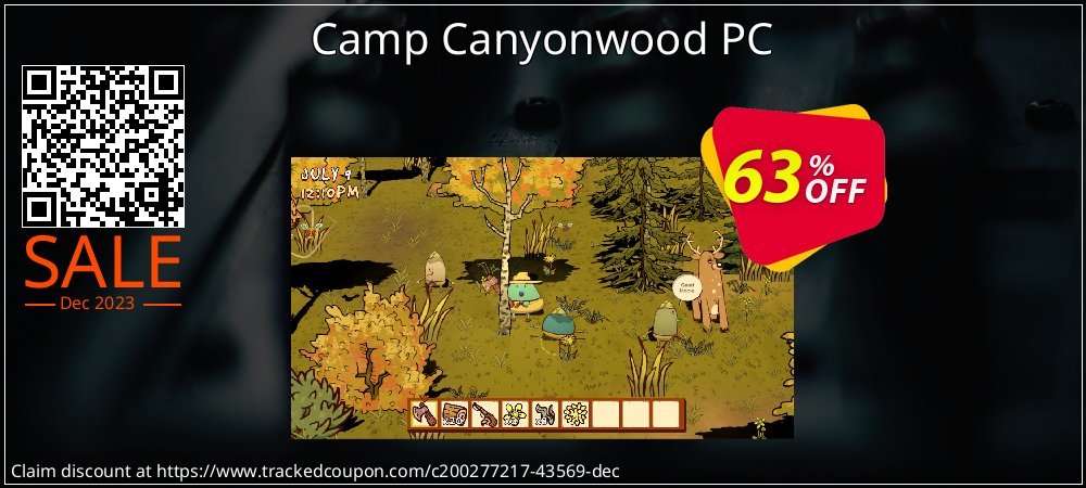 Camp Canyonwood PC coupon on Tell a Lie Day discount