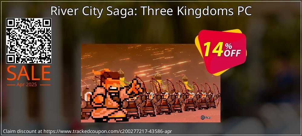 River City Saga: Three Kingdoms PC coupon on World Party Day offer