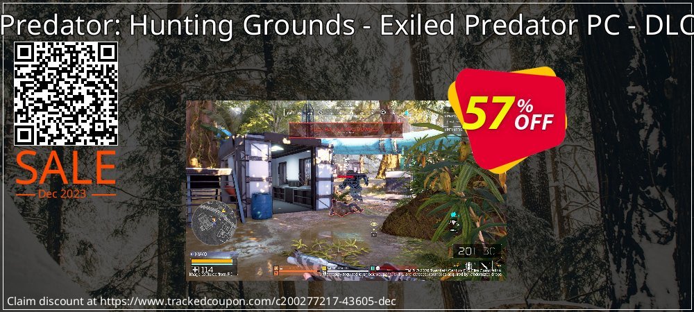 Predator: Hunting Grounds - Exiled Predator PC - DLC coupon on National Walking Day discount
