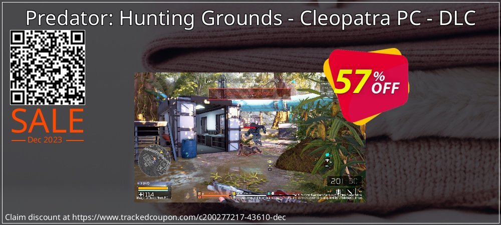 Predator: Hunting Grounds - Cleopatra PC - DLC coupon on National Walking Day promotions