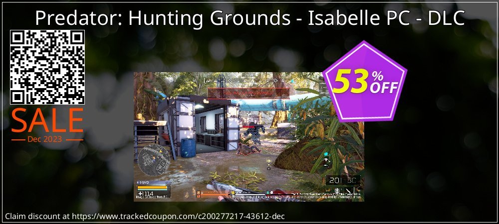Predator: Hunting Grounds - Isabelle PC - DLC coupon on National Memo Day offer