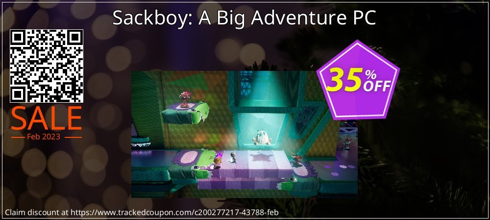 Sackboy: A Big Adventure PC coupon on National Pizza Party Day discounts