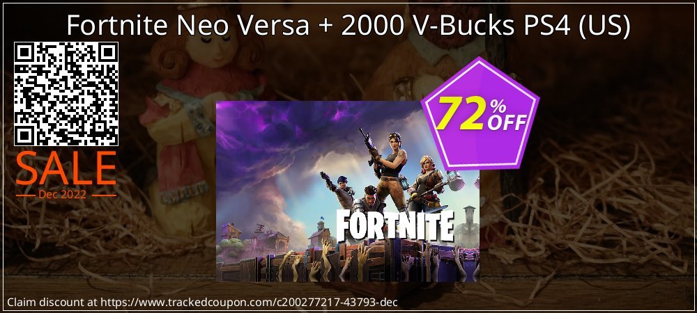 Fortnite Neo Versa + 2000 V-Bucks PS4 - US  coupon on Easter Day offer