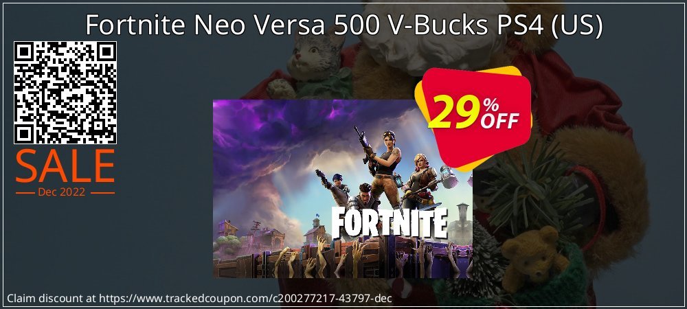 Fortnite Neo Versa 500 V-Bucks PS4 - US  coupon on April Fools' Day super sale