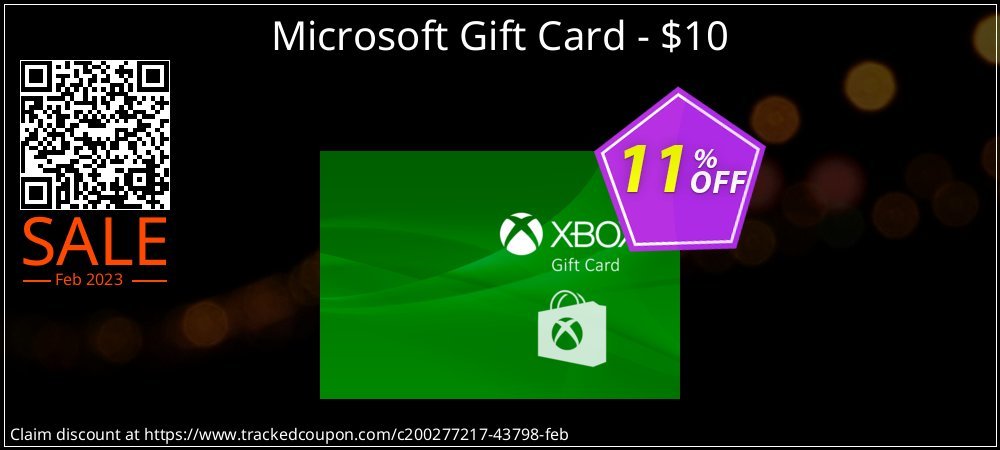 Microsoft Gift Card - $10 coupon on Easter Day discounts