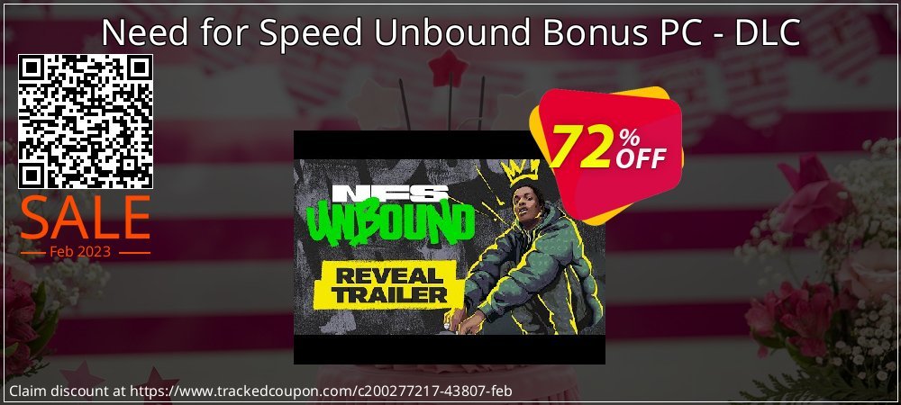 Need for Speed Unbound Bonus PC - DLC coupon on National Memo Day promotions