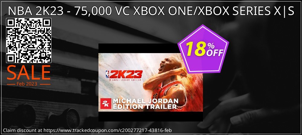 NBA 2K23 - 75,000 VC XBOX ONE/XBOX SERIES X|S coupon on World Party Day discounts