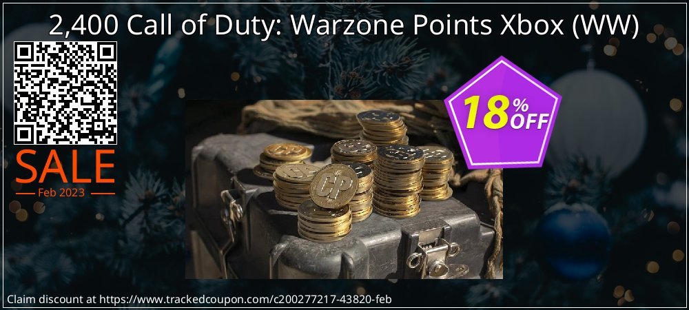 2,400 Call of Duty: Warzone Points Xbox - WW  coupon on Mother's Day discount