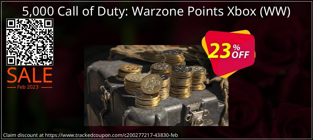 5,000 Call of Duty: Warzone Points Xbox - WW  coupon on National Walking Day discount