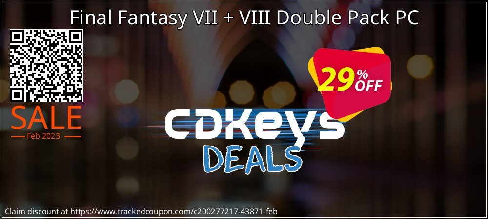 Final Fantasy VII + VIII Double Pack PC coupon on National Loyalty Day sales