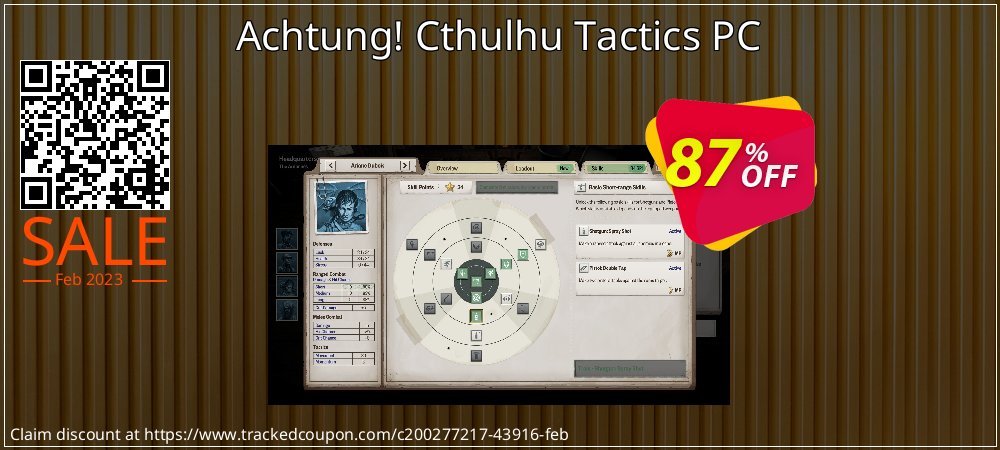 Achtung! Cthulhu Tactics PC coupon on World Whisky Day sales