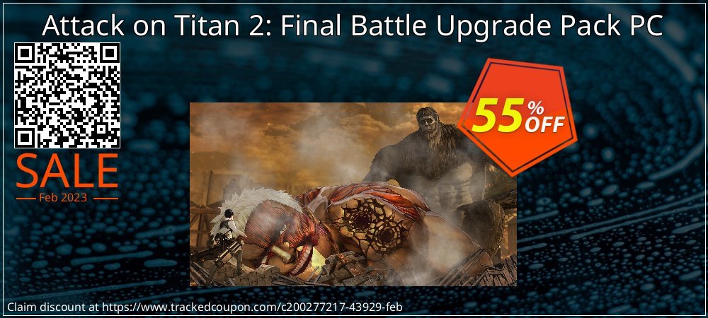 Attack on Titan 2: Final Battle Upgrade Pack PC coupon on National Smile Day offering discount