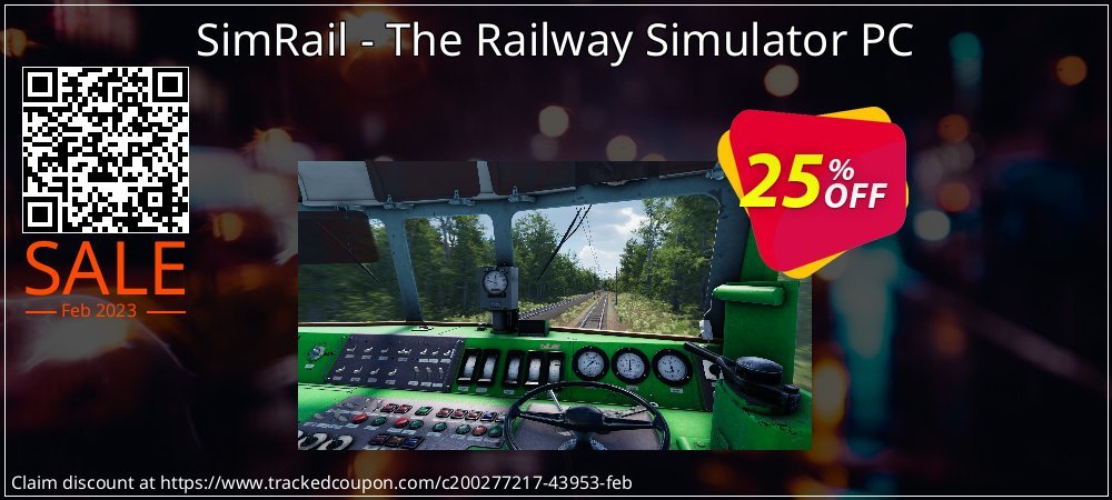SimRail - The Railway Simulator PC coupon on National Pizza Party Day deals