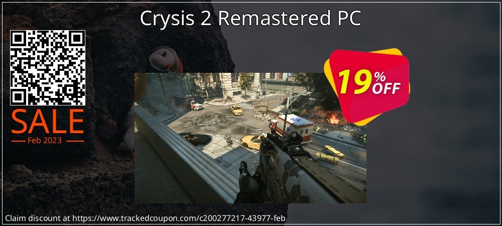 Crysis 2 Remastered PC coupon on National Memo Day discounts