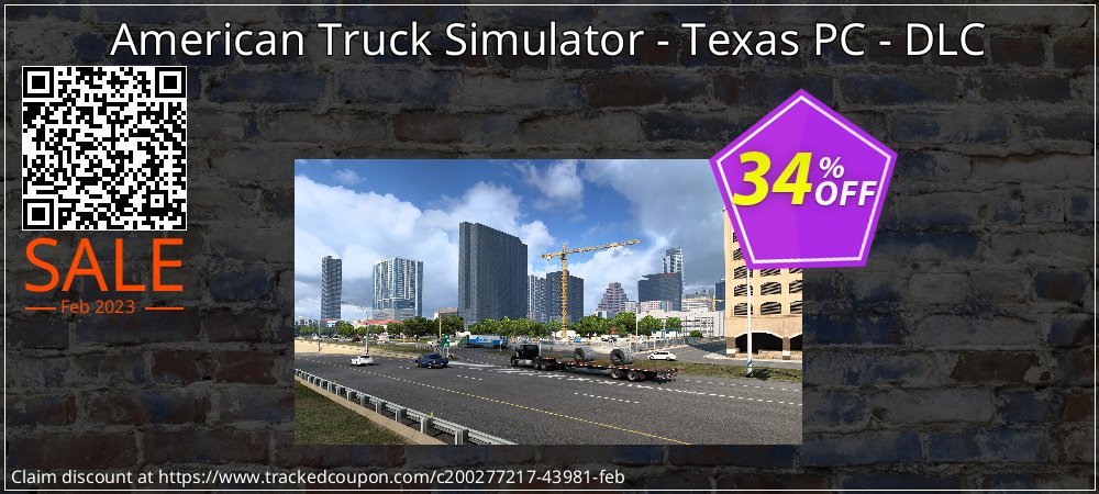 American Truck Simulator - Texas PC - DLC coupon on World Party Day deals
