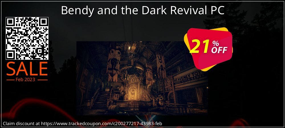 Bendy and the Dark Revival PC coupon on National Pizza Party Day offering discount