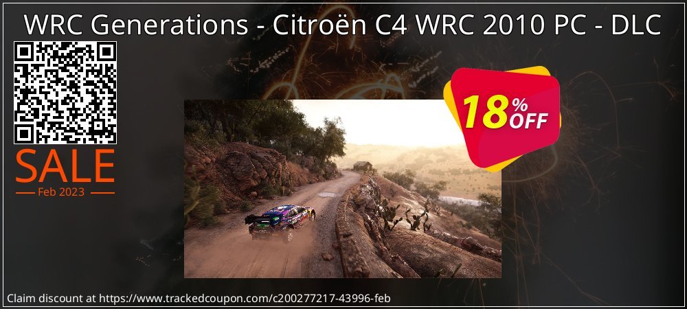 WRC Generations - Citroën C4 WRC 2010 PC - DLC coupon on World Whisky Day promotions