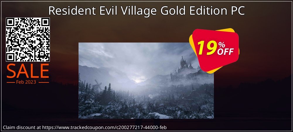 Resident Evil Village Gold Edition PC coupon on National Walking Day offer