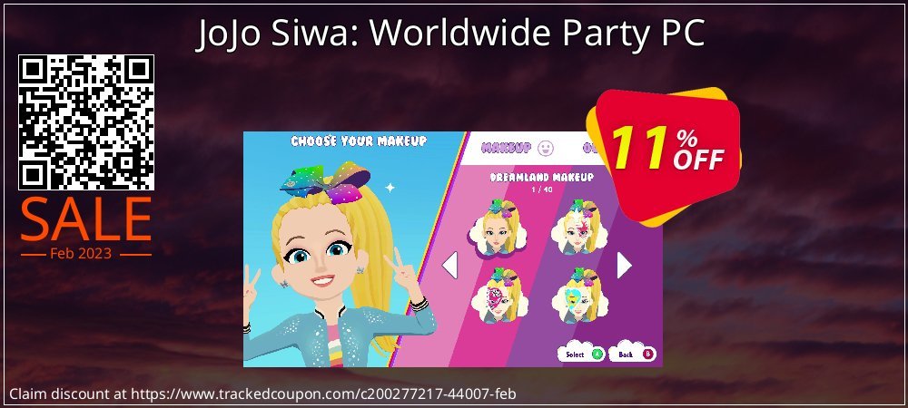 JoJo Siwa: Worldwide Party PC coupon on National Memo Day deals
