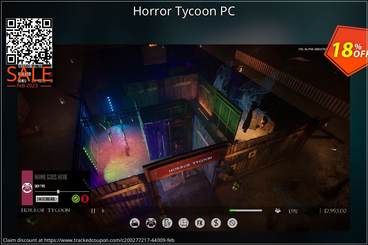 Horror Tycoon PC coupon on National Smile Day discount
