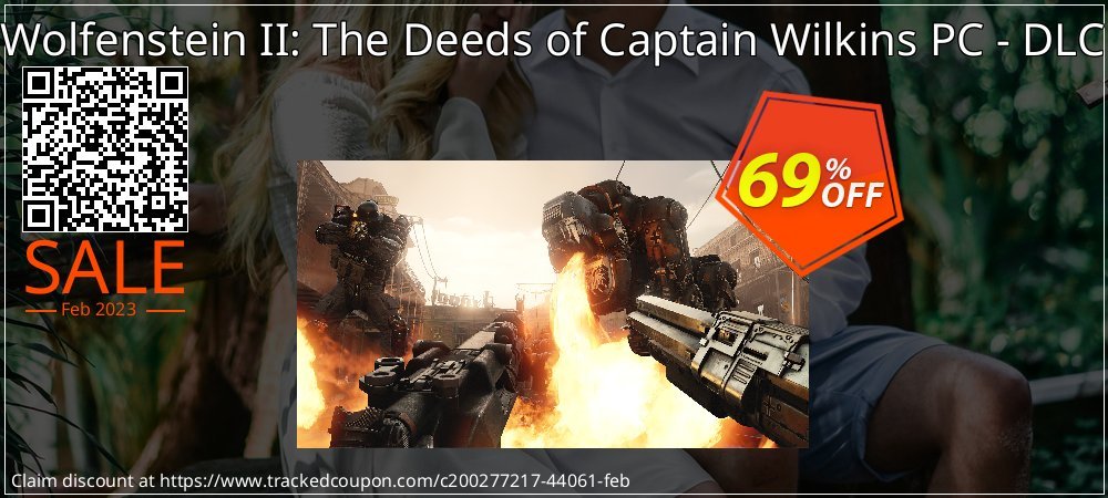 Wolfenstein II: The Deeds of Captain Wilkins PC - DLC coupon on World Party Day sales