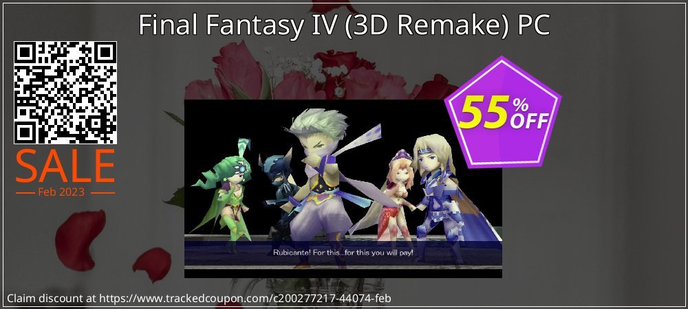 Final Fantasy IV - 3D Remake PC coupon on National Smile Day offering sales