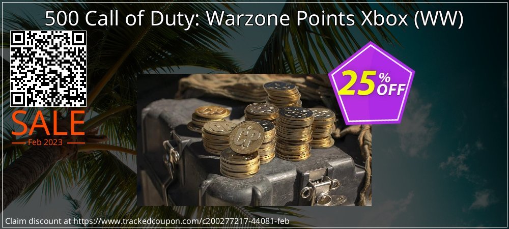 500 Call of Duty: Warzone Points Xbox - WW  coupon on National Loyalty Day discount