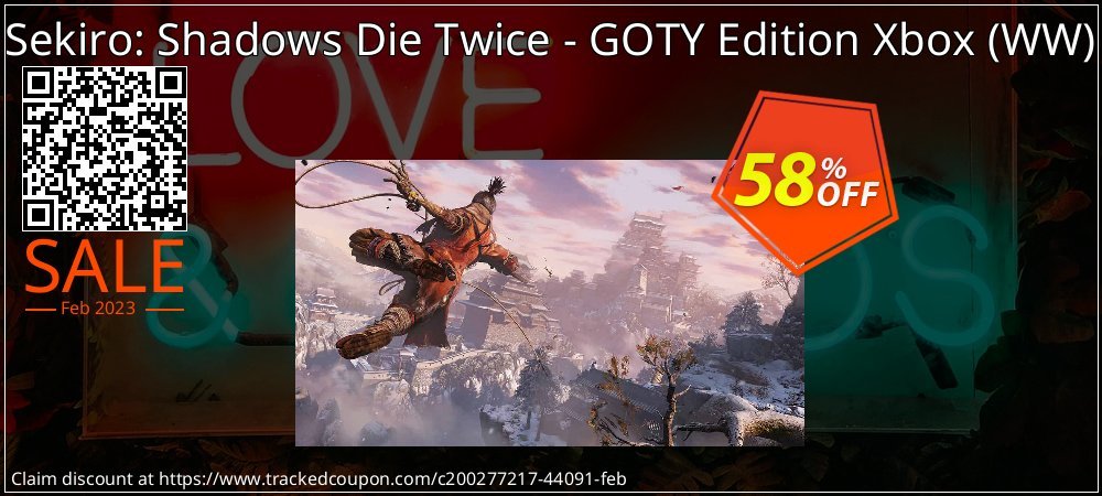 Sekiro: Shadows Die Twice - GOTY Edition Xbox - WW  coupon on National Loyalty Day offering discount