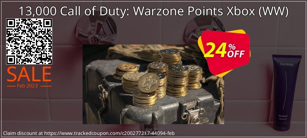 13,000 Call of Duty: Warzone Points Xbox - WW  coupon on World Password Day discounts