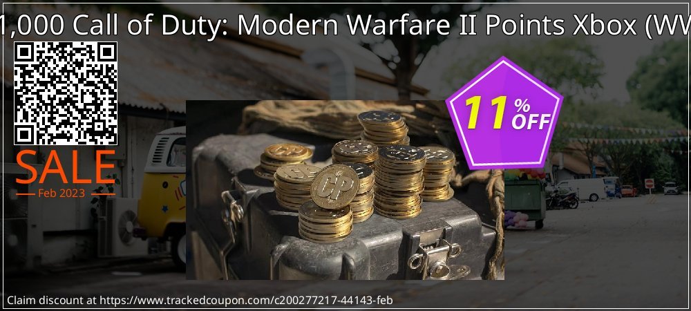 21,000 Call of Duty: Modern Warfare II Points Xbox - WW  coupon on Constitution Memorial Day offer