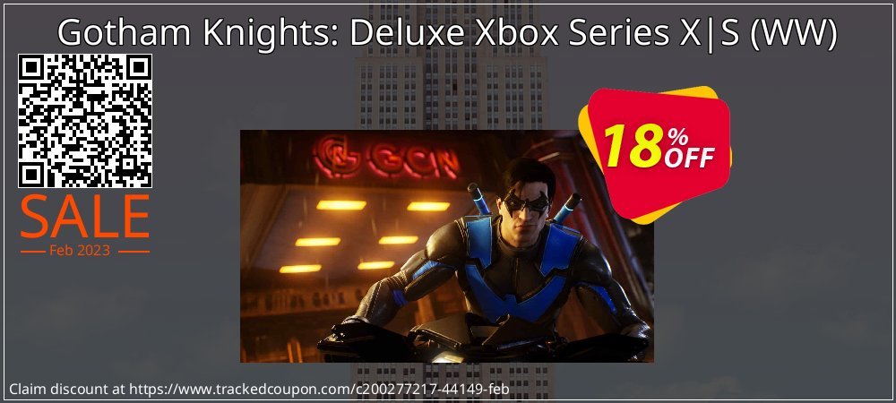 Gotham Knights: Deluxe Xbox Series X|S - WW  coupon on National Smile Day promotions