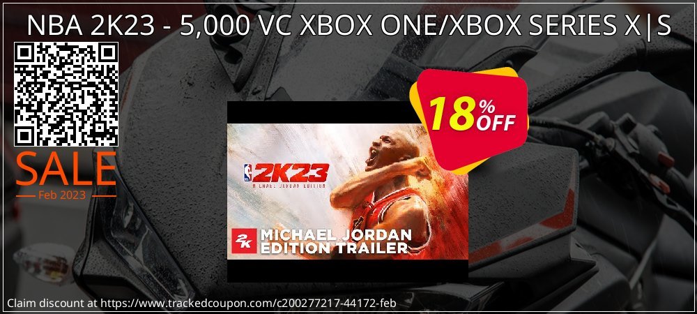 NBA 2K23 - 5,000 VC XBOX ONE/XBOX SERIES X|S coupon on Working Day offering discount