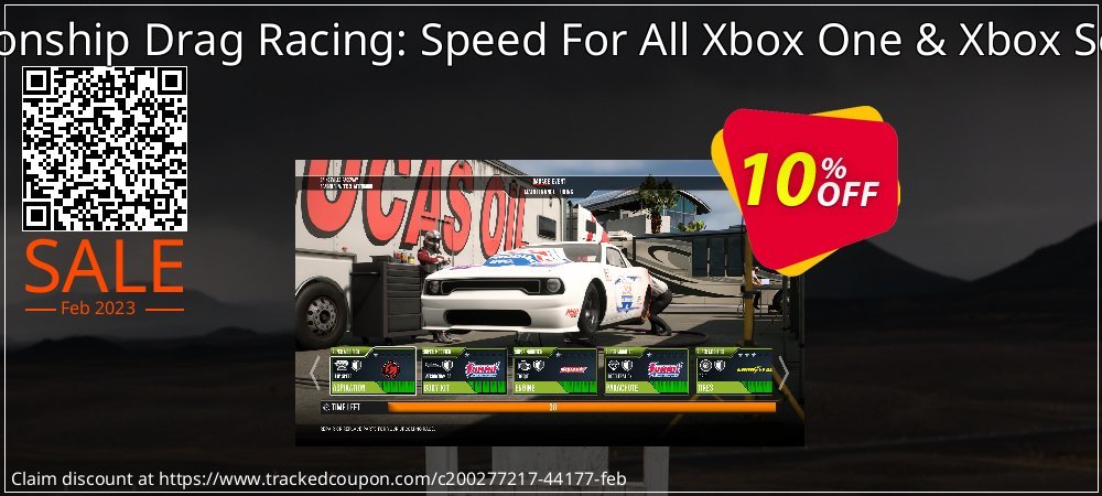 NHRA Championship Drag Racing: Speed For All Xbox One & Xbox Series X|S - WW  coupon on Working Day sales
