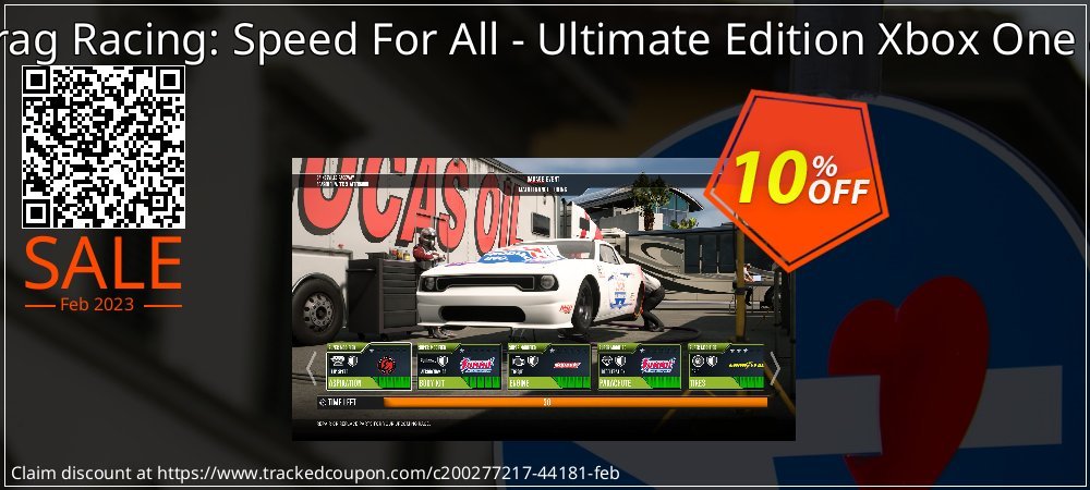 NHRA Championship Drag Racing: Speed For All - Ultimate Edition Xbox One & Xbox Series X|S - WW  coupon on World Whisky Day offering discount