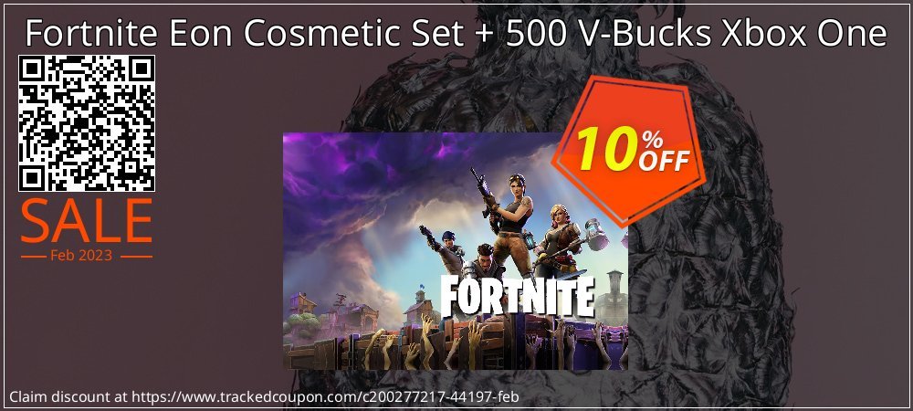 Fortnite Eon Cosmetic Set + 500 V-Bucks Xbox One coupon on Working Day offer