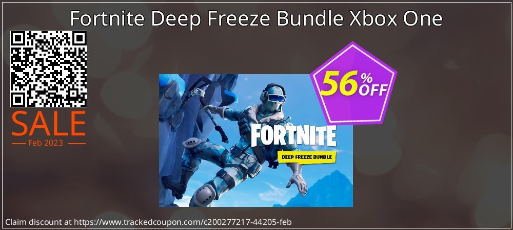 Fortnite Deep Freeze Bundle Xbox One coupon on National Walking Day sales