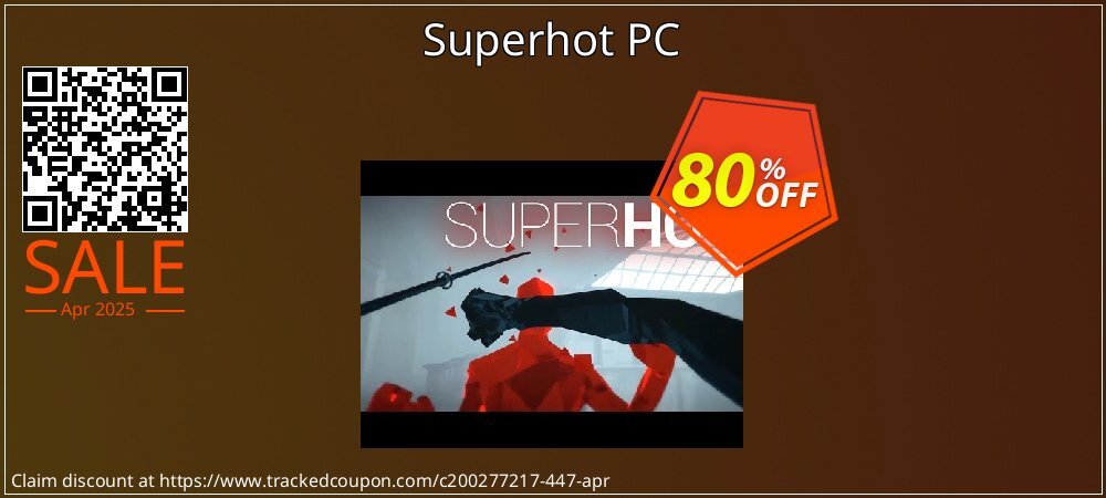 Superhot PC coupon on April Fools' Day sales