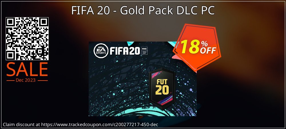 FIFA 20 - Gold Pack DLC PC coupon on National Walking Day discount