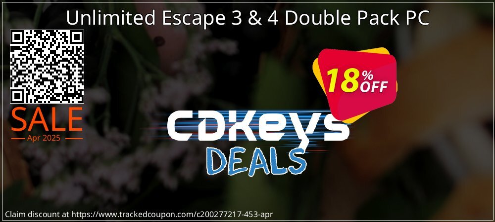 Get 10% OFF Unlimited Escape 3 & 4 Double Pack PC offering deals