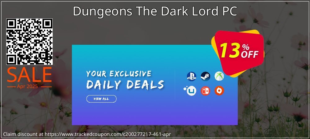 Dungeons The Dark Lord PC coupon on World Party Day offering sales