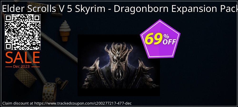 The Elder Scrolls V 5 Skyrim - Dragonborn Expansion Pack PC coupon on April Fools' Day discount