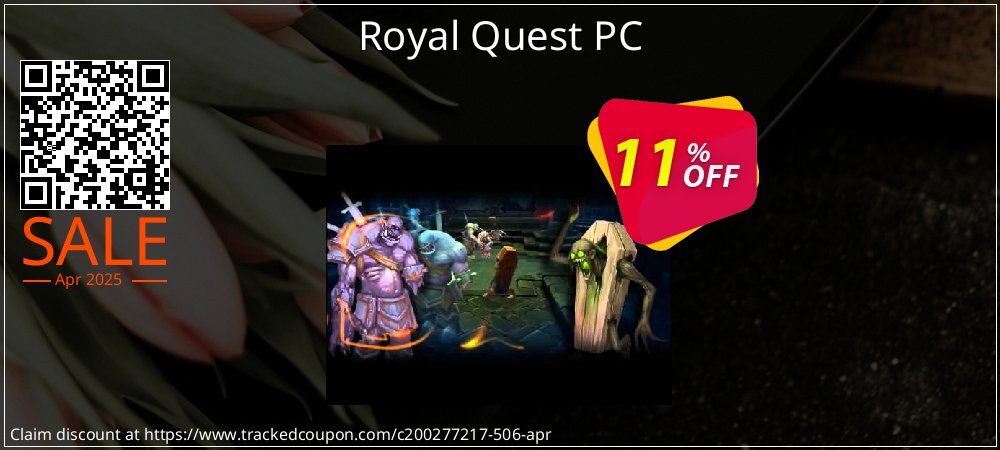 Royal Quest PC coupon on World Party Day offering sales