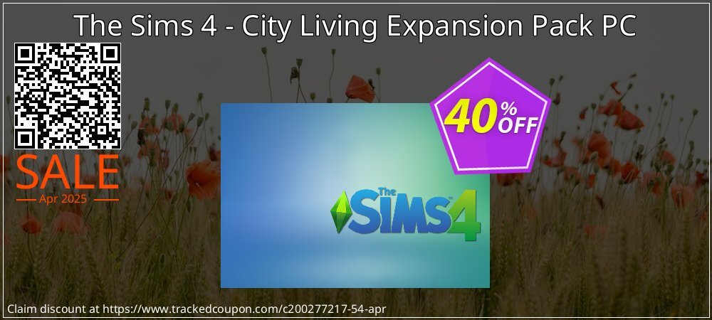 The Sims 4 - City Living Expansion Pack PC coupon on Tell a Lie Day discount