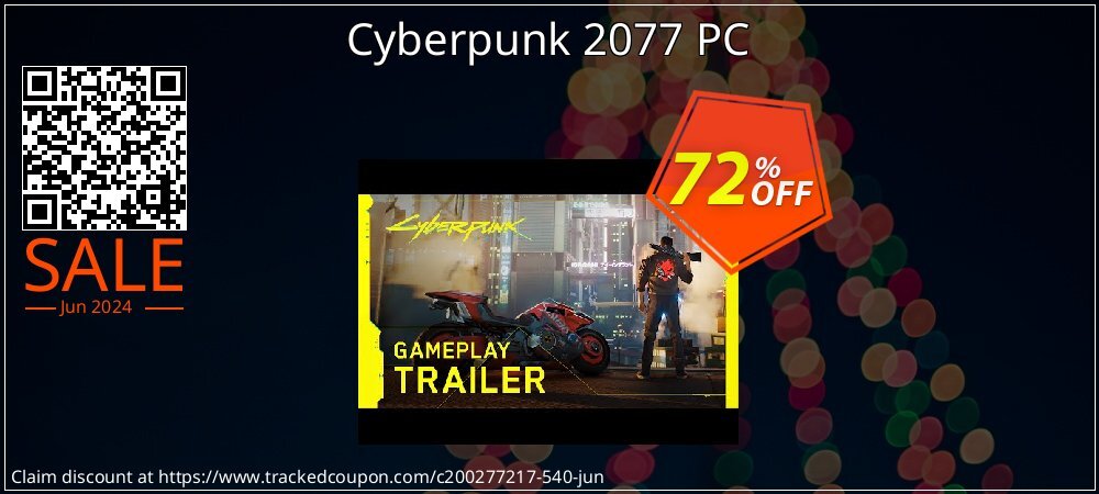 Cyberpunk 2077 PC coupon on Mother's Day offering discount
