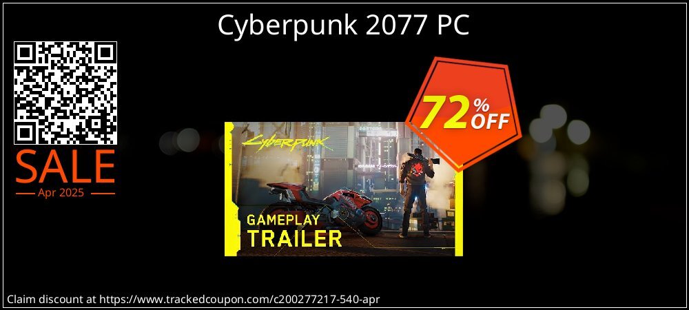 Cyberpunk 2077 PC coupon on Mother's Day offering discount