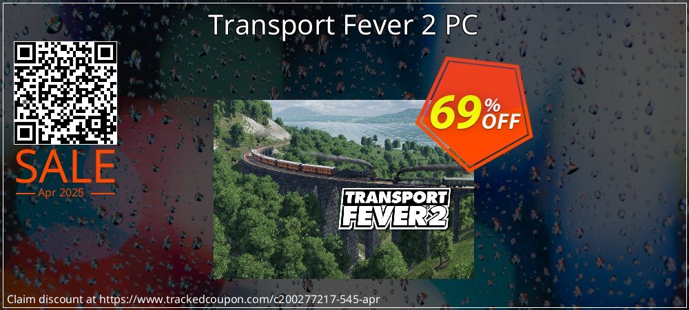 Transport Fever 2 PC coupon on National Walking Day promotions